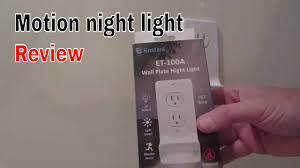Enstant Motion Activated Outlet Plate Led Night Light Youtube