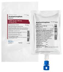 acetaminophen injection for intravenous