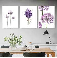 Purple Lavender Flowers Wall Art