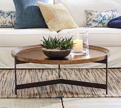 Norcross Round Coffee Table Pottery Barn