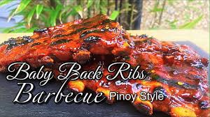 baby back ribs barbecue pinoy style