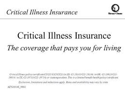 Critical Illness Insurance The Coverage That Pays You For Living