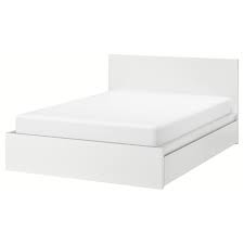 Does ikea sell king bed frames? Malm Bed Frame High W 4 Storage Boxes White Lonset Ikea