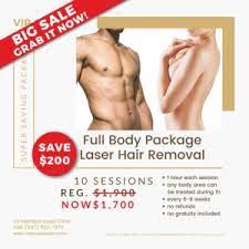 full body laser hair removal for women