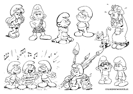 567 x 794 file type: Smurfs Coloring Pages