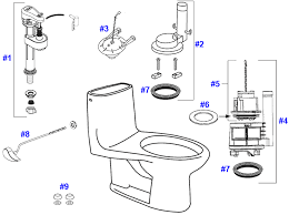 toto ultramax toilet replacement parts