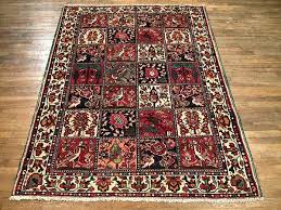 persian bakhtiari carpet 5 2 x 7 3