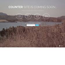 Counter A Free Responsive Bootstrap Coming Soon Website