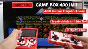 Máy chơi game cầm tay sup game 400 in 1 - 2 người chơi, kết nối lên tivi,  Contra, Tank 1990, Mario - YouTube