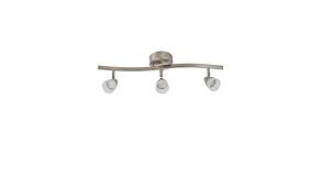 Amazon Com Allen Roth Aria 3 Light 24 1 In Brushed Nickel Dimmable Led Track Bar Fixed Track Light Kit Home Kitchen