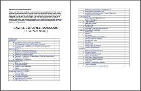 28 Images Of Sample Employee Handbook Template Massachusetts