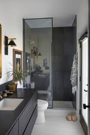 Enjoy free shipping & browse our great selection of bathroom vanities, vanity tops, vessel sinks and more! 75 Beautiful Bathroom With Black Countertops Pictures Ideas May 2021 Houzz