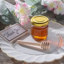 honey jars with dipper kit for 12 party