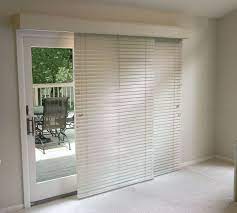 horizontal wood blinds for patio doors