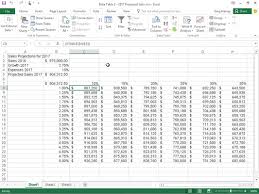 How To Create A Two Variable Data Table In Excel 2016 Dummies