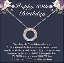 birthday necklace jewellery presents