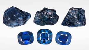 blue sapphires from mogok myanmar a