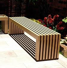 Diy Modern Bench Build Plans Outdoor