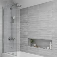 30 bathroom tile ideas to inspire your next remodel. Grenada Grey Decor Wall Bathroom Tiles 250 X 500mm Per Box