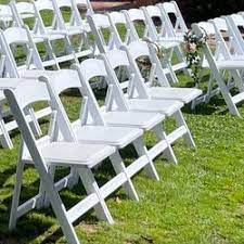 300 white resin chairs whole new