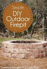 How To Build A Diy Fire Pit Tered