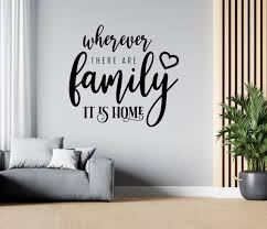 Home And Family Quote Family Wall Decor