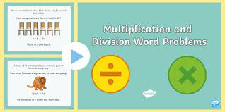 Multiplication And Division Word