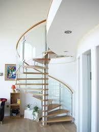 Types of stairs escalier design wood staircase. Glass Railing Spiral Staircase Demax Arch