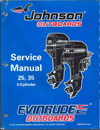 johsnon evinrude 3 cylinder 25 and 35