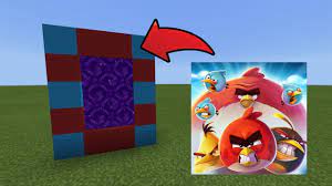 How To Make a Portal to the Angry Birds 2 Dimension in MCPE (Minecraft PE)  - YouTube