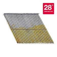 fastenstrong 28 3 1 2 in galvanized framing nails smooth shank 2000 pack