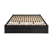 post platform bed with 4 drawers