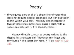 USING MLA TO CITE POETRY PLUS MICROTHEME FORMAT     ppt download Adomus Citation Template