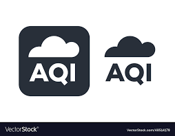 air quality index symbol isolated on
