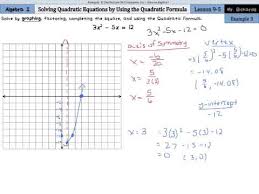 Solving Quadratic Equations By Using