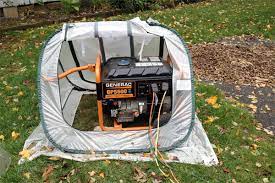 use a portable generator shelter