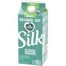 silk organic soymilk unsweetened