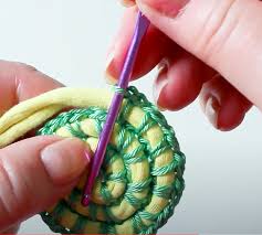 crochet t shirt yarn rug