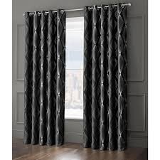 blackout curtains onyx black by velosso