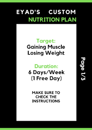 a fully customized workout plan with a