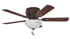 bronze indoor flush mount ceiling fan