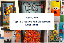 top 15 creative fall clroom door ideas