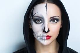 how to apply basic horror face makeup