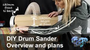 diy drum sander overview and plans