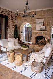 Modern European Outdoor Fireplace