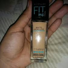 maybelline fit me foundation shade