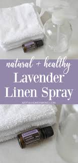 lavender linen spray diy recipe