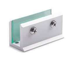 frameless glass door clip innovative
