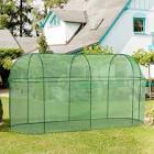 Crop Cage 10 x 3.3 x 5 Plant Protection Tent, Fruit Cage Netting Cover Aoodor