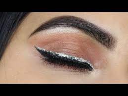 easy glitter eyeliner makeup tutorial